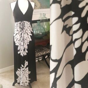 Black&white maxi dress - Size Large